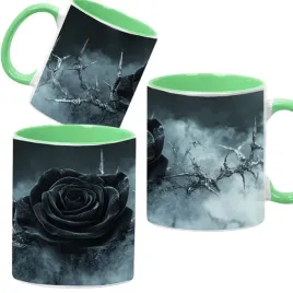kubek-ceramiczny-330-ml-zielony-gotyckie-mroczne-wzory