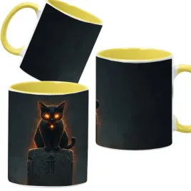 kubek-ceramiczny-330-ml-zolty-gotyckie-mroczne-wzory
