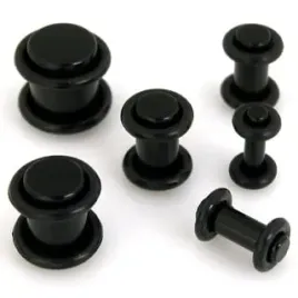 piercing4u-czarny-plug-akrylowy-5-mm-do-ucha-z-oringiem