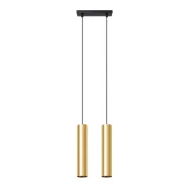 lampa-sufitowa-wiszaca-zwis-2x-gu10-zyrandol-zlota-polysk-lagos-sollux