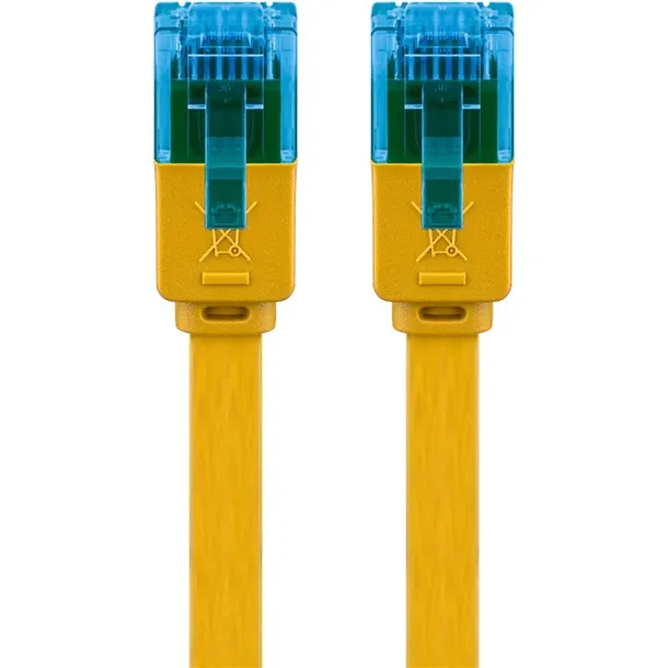 kabel-lan-patchcord-cat-6a-utp-plaski-yellow-3m-stan-nowy-kod-producenta-goobay