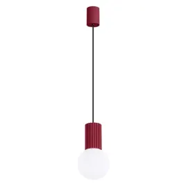 lampa-wiszaca-zwis-g9-okragla-bordowa-nowoczesna-matowa-halo-sollux