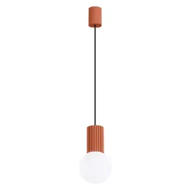lampa-wiszaca-zwis-g9-okragla-czerwona-nowoczesna-matowa-halo-sollux
