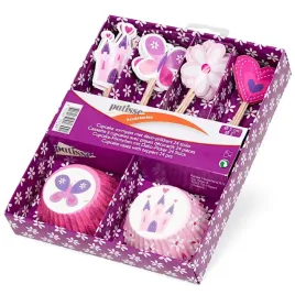 papilotki-z-topperami-dla-ksiezniczki-zamek-do-muffinek-rozowe-zestaw-24szt
