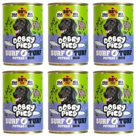 mokra-karma-dla-psa-dobry-pies-surfandturf-pstrag-i-dzik-6-x-400g