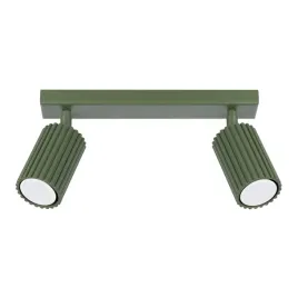 lampa-sufitowa-reflektor-tuba-spot-2x-gu10-oliwkowa-karbon-1618-sollux