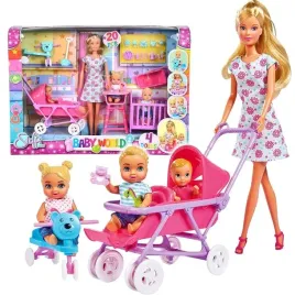 lalka-steffi-mama-z-dzieckiem-pokoj-dzieciecy-simba