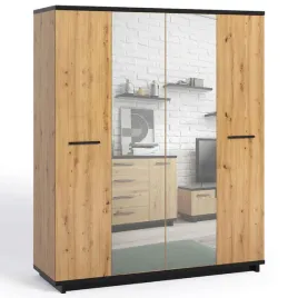 szafa-duza-czterodrzwiowa-z-lustrem-vilo-180-cm-dab-artisan-czarny-vin-10