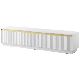 szafka-rtv-gold-biala-ryflowana-wiszaca-182-cm-zloty-uchwyt
