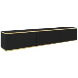 szafka-rtv-wiszaca-czarna-glamour-175-cm-zlote-wstawki