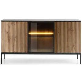 nowoczesna-komoda-z-oswietleniem-154-cm-royal-k154-czarny-dab-wotan