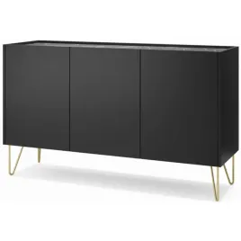 komoda-na-zlotych-nozkach-balance-k144-czarny-grafit-marmur-black-royal
