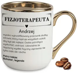 kubek-elegant-bialo-zloty-prezent-dla-fizjoterapeuty-bohater-legenda-imie