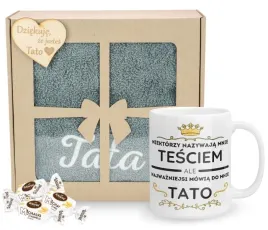 zestaw-prezentowy-na-dzien-ojca-recznik-kubek-dla-taty-tescia-wzory