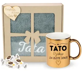 zestaw-prezentowy-premium-na-dzien-ojca-recznik-zloty-kubek-dla-taty