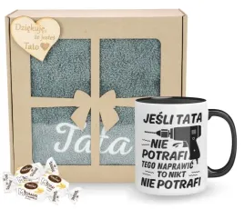 zestaw-prezentowy-na-dzien-ojca-dla-taty-recznik-kubek-czarny-tata-wzory