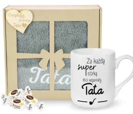 zestaw-prezentowy-na-dzien-ojca-recznik-kubek-dla-taty-od-corki-wzory