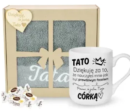 zestaw-prezentowy-na-dzien-ojca-recznik-kubek-dla-taty-od-corki-wzory