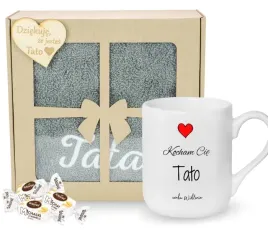 zestaw-prezentowy-na-dzien-ojca-recznik-kubek-kocham-cie-tato-corka-imie
