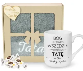 zestaw-prezentowy-na-dzien-ojca-recznik-kubek-dla-taty-wzory