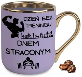 kubek-fioletowy-elegant-dzien-bez-treningu-dniem-straconym-wzory