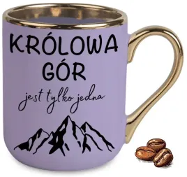 kubek-fioletowy-elegant-na-prezent-upominek-krolowa-gor-jest-tylko-jedna