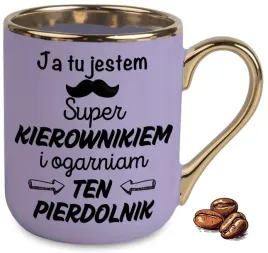 kubek-fioletowy-elegant-na-prezent-ja-tu-jestem-super-kierownikiem-wzory