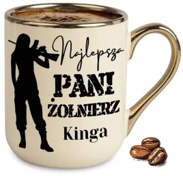 kubek-bezowy-elegant-najlepsza-pani-zolnierz-wlasne-imie-na-prezent-wzory