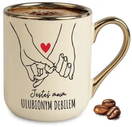 kubek-bezowy-elegant-jestes-moim-ulubionym-debilem-na-prezent-wzory