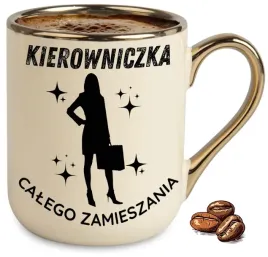 kubek-bezowy-elegant-na-prezent-kierowniczka-tego-zamieszania-wzory