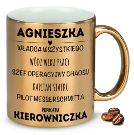 kubek-zloty-na-prezent-upominek-dla-kierowniczki-wlasne-imie-wzory