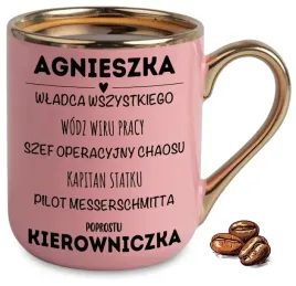 kubek-elegant-rozowy-na-prezent-agnieszka-wladca-wszystkiego-wodz-imie