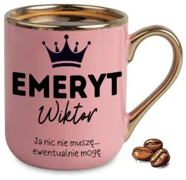 kubek-elegant-rozowy-na-prezent-dla-emeryta-zakonczenie-pracy-imie