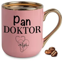 kubek-elegant-rozowy-na-prezent-dla-pana-doktora-wzory