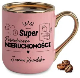 kubek-elegant-rozowy-na-prezent-dla-super-posredniczki-nieruchowmosci-imie
