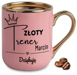 kubek-elegant-rozowy-na-prezent-dla-zlotego-trenera-wzory-imie