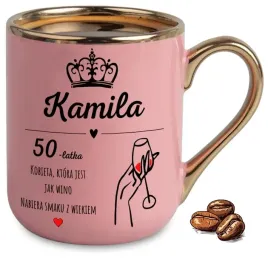 kubek-elegant-rozowy-na-prezent-dla-50-latki-wzory-imie