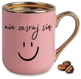 kubek-elegant-rozowy-na-prezent-nie-zesraj-sie-wzory