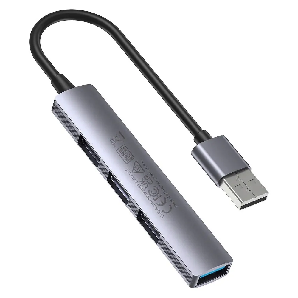 unitek-hub-usb-a-1xusb-a-5-gbps-3xusb-a-2-0-alu