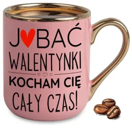 kubek-elegant-rozowy-na-prezent-smieszny-walentynki-kocham-caly-czas-wzory