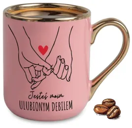 kubek-elegant-rozowy-na-prezent-smieszny-jestes-moim-ulubionym-debilem