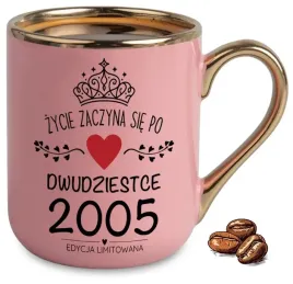kubek-elegant-rozowy-na-prezent-zycie-zaczyna-sie-po-dwudziestce