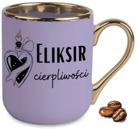 kubek-fioletowy-elegant-na-prezent-upominek-eliksir-cierpliwosci-wzory