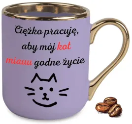 kubek-fioletowy-elegant-ciezko-pracuje-aby-moj-kot-miau-godne-zycie
