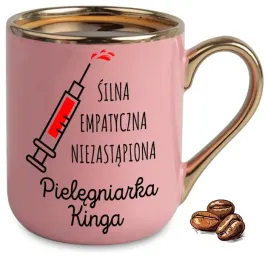 kubek-elegant-rozowy-na-prezent-silna-empatyczna-niezastapiona-pielegniarka
