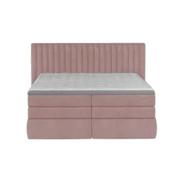 lozko-kontynentalne-160x200-dwuosobowe-do-sypialni-minola-rozowe-materac