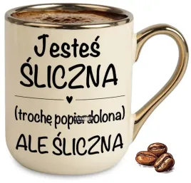 kubek-bezowy-elegant-jestes-sliczna-troche-popier-olona-na-smieszny-prezent