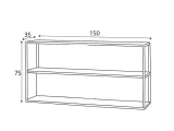 regal-hyller-metal-150x75-glebokosc-mebla-35-cm