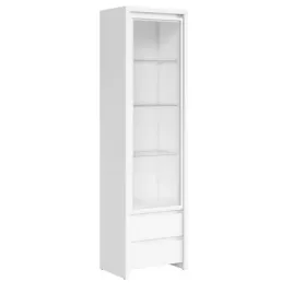 witryna-black-red-white-kaspian-56-cm-stojaca-2-szuflady-bialy