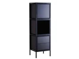 regal-modulowy-custom-form-skap-45-cm-2-szuflady-czarny-na-nozkach